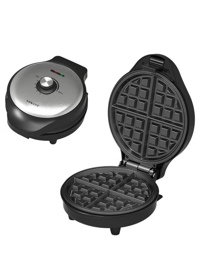 Waffle Maker/ Non-Stick /Power Indicaor / Double Side Heating/LED Lamp-750W(SK-BBQ-831))